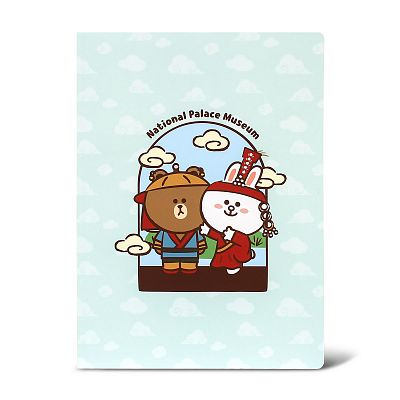 Product info: NPM | LINE FRIENDS  穿越故宮 16K固頁筆記本 (元)